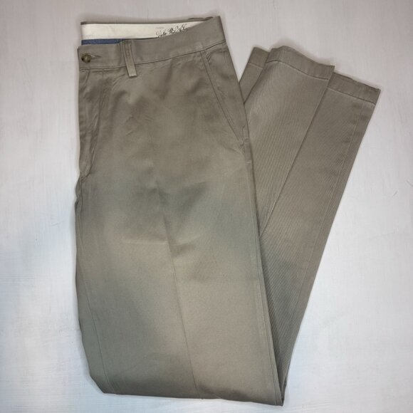 Polo Ralph Lauren Men’s Dress Pants 34 X 34 Classic Fit Khaki Tan Beige Preppy - Picture 1 of 15